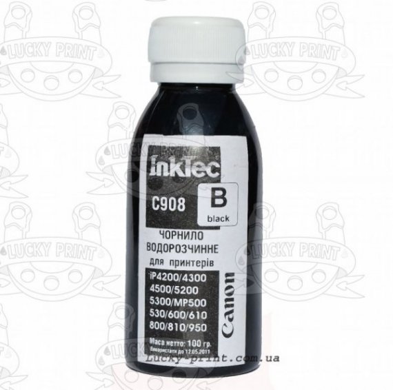 изображение Чернила IT C908 InkTec Black (100 ml)