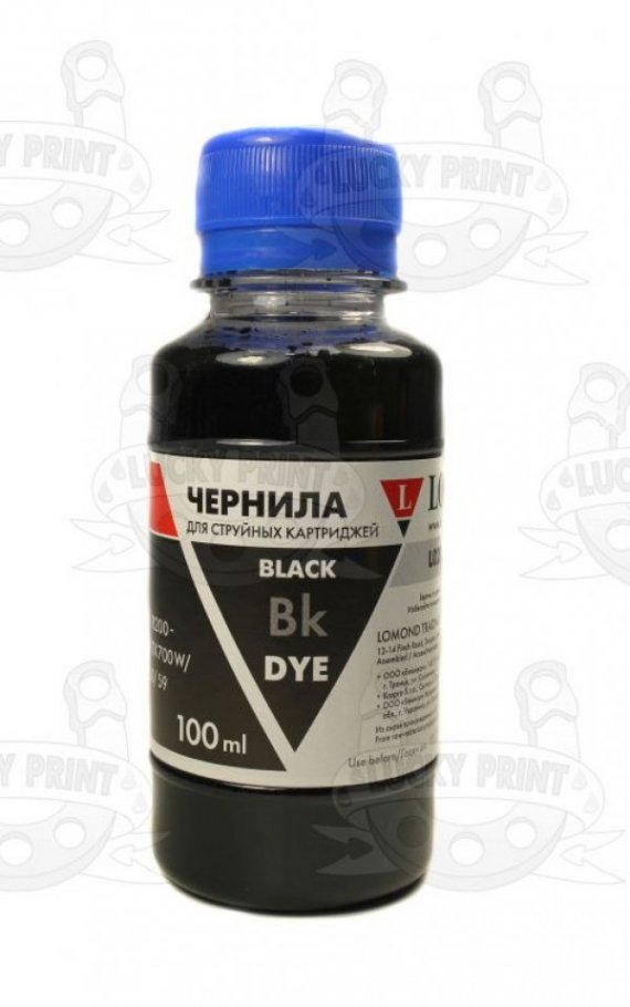 изображение Чернила LC10 Lomond Black (100 ml)