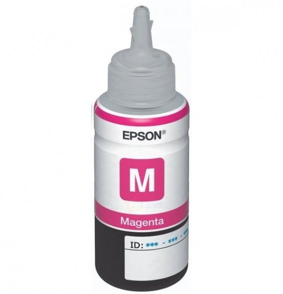 изображение Оригинальные чернила для Epson, T664 Magenta (70 ml) (C13T66434A)