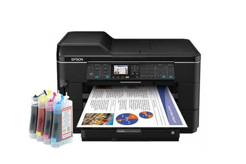 изображение МФУ Epson WorkForce WF-7525 с СНПЧ - изображение 1