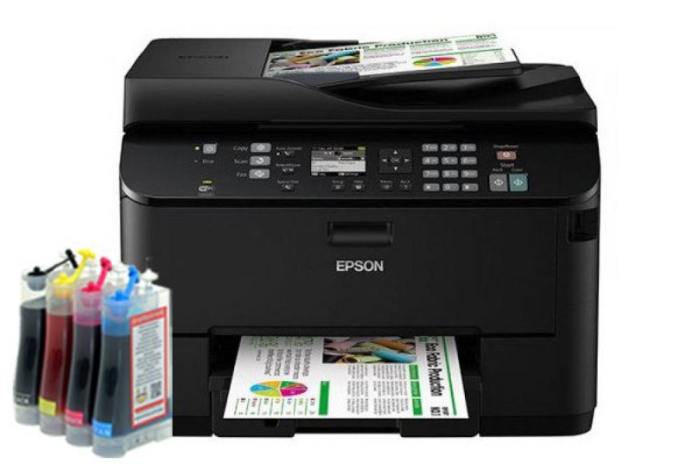 изображение МФУ Epson WorkForce Pro WP-4535 с СНПЧ - изображение 1