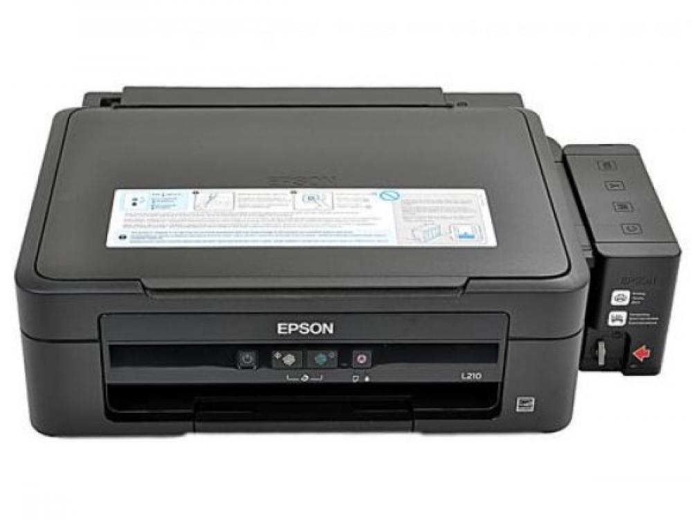 изображение БФП Epson L210 з  СБПЧ та чорнилом Lucky Print - зображення 1