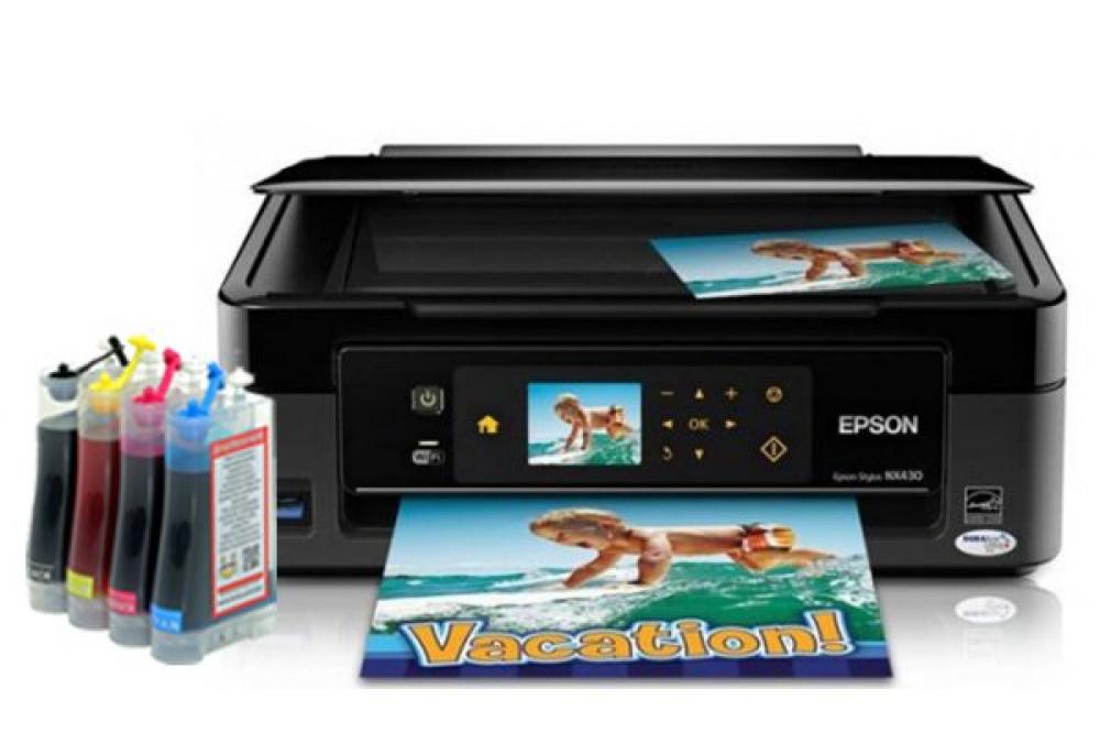 изображение МФУ Epson Stylus NX430 с СНПЧ - изображение 1