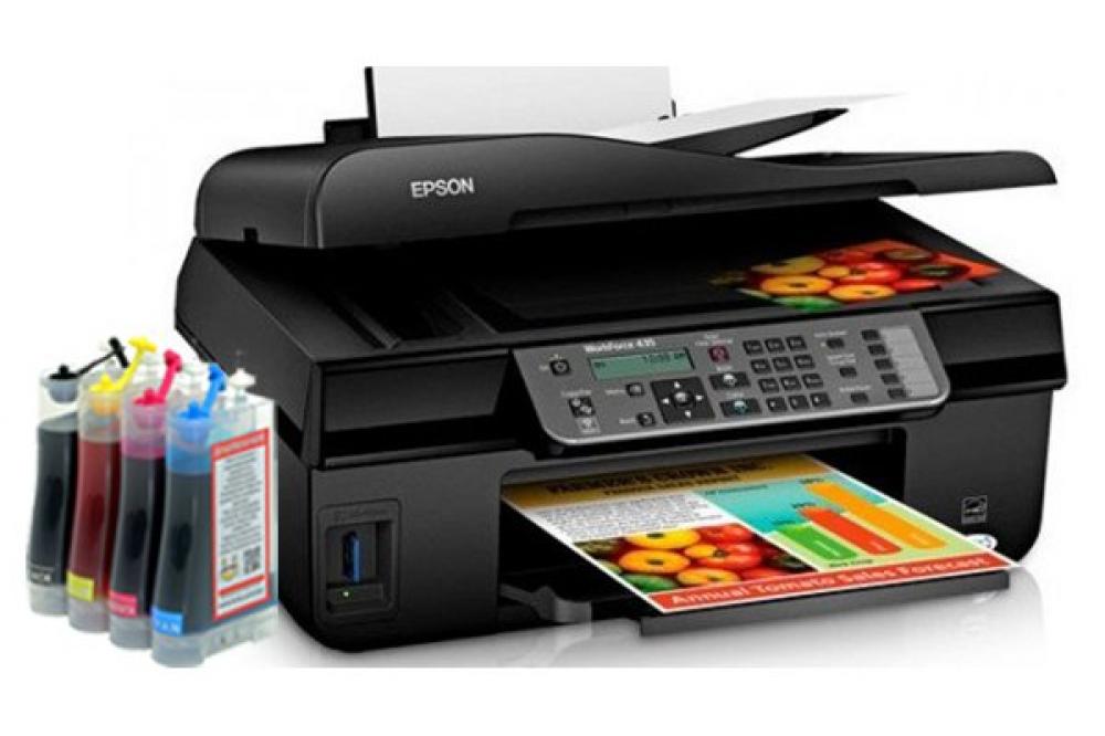 изображение МФУ Epson WorkForce 545 с СНПЧ Standart - изображение 1