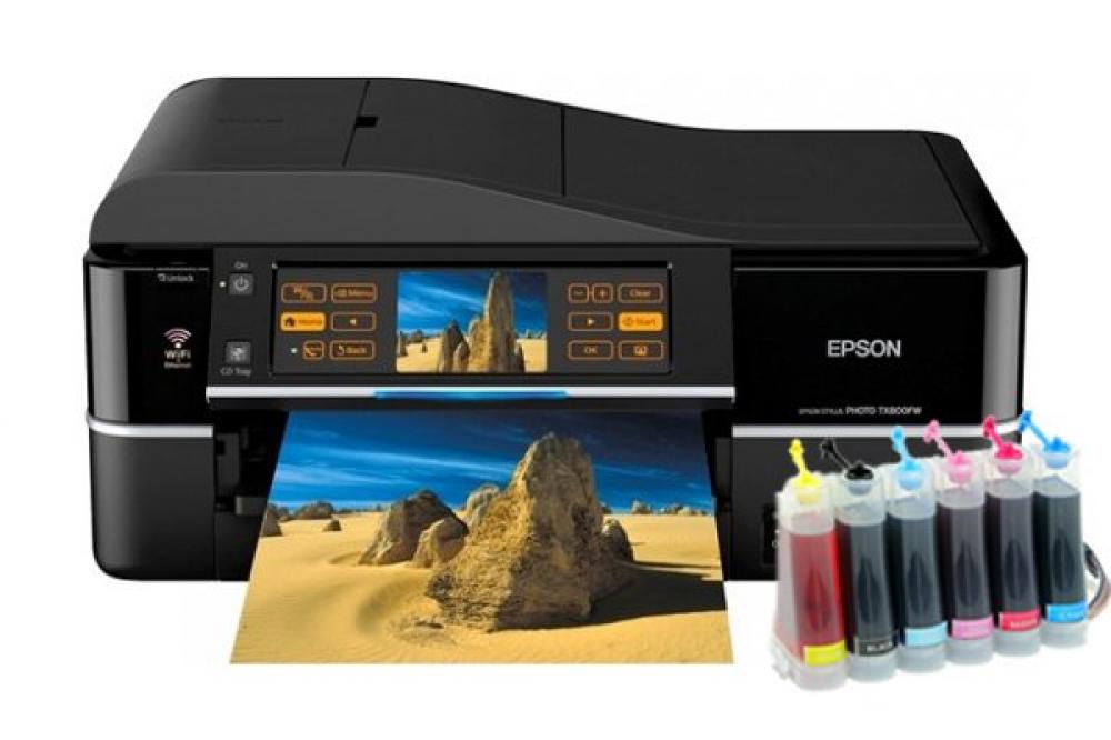 изображение БФП Epson Stylus Photo TX800FW з СБПЧ - зображення 1