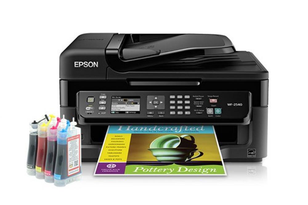 изображение БФП Epson WorkForce WF-2540 Refurbished з СБПЧ - зображення 1