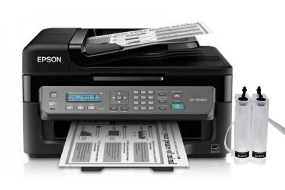 изображение МФУ Epson WorkForce WF-M1560 с СНПЧ - изображение 1