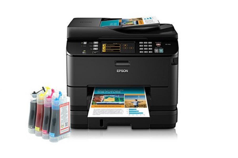 изображение МФУ Epson WorkForce Pro WP-4540 Refurbished с СНПЧ - изображение 1