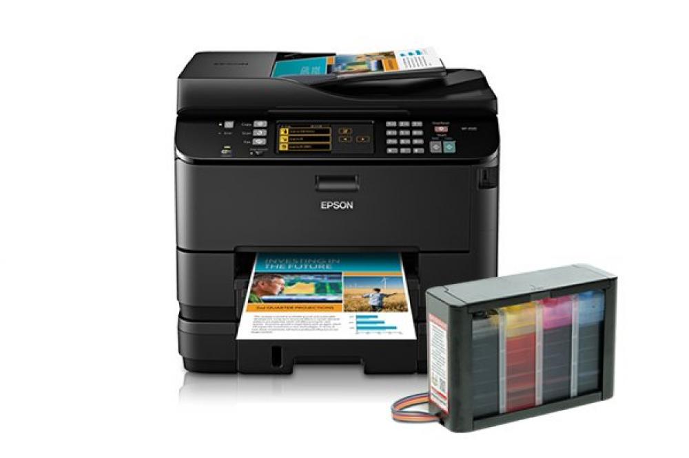 изображение МФУ Epson WorkForce Pro WP-4540 Refurbished с СНПЧ High Tech - изображение 1