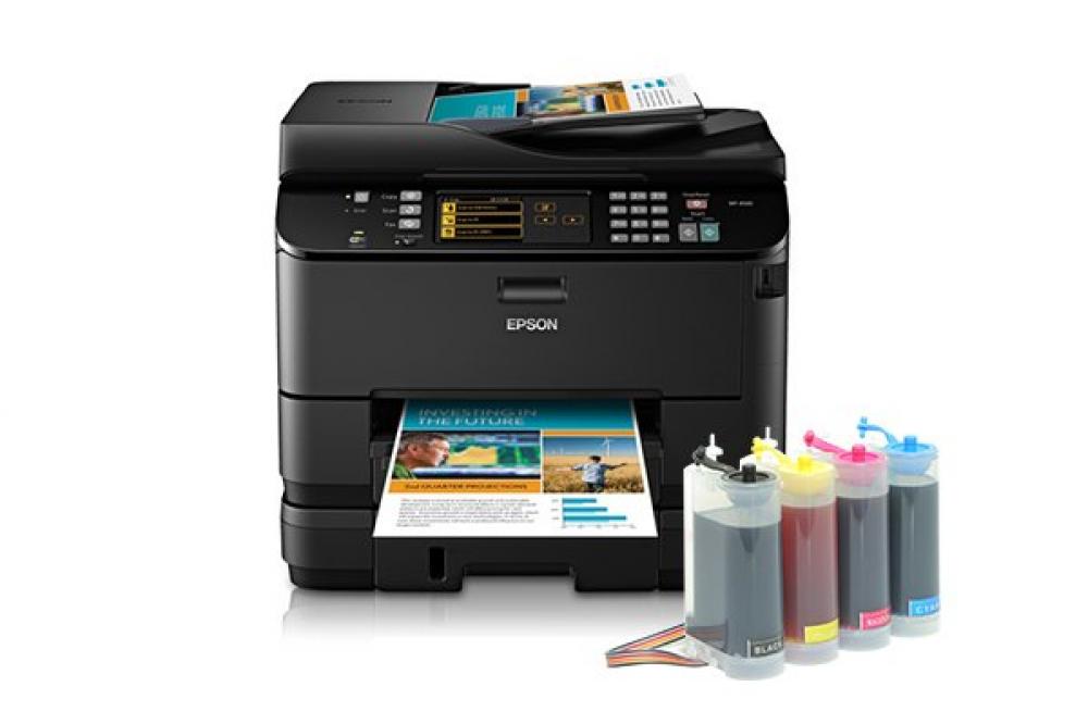 изображение МФУ Epson WorkForce Pro WP-4540 Refurbished с СНПЧ King Size - изображение 1