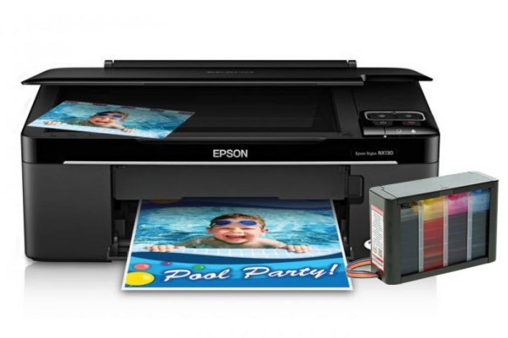 изображение МФУ Epson Stylus NX130 с СНПЧ HighTech - изображение 1
