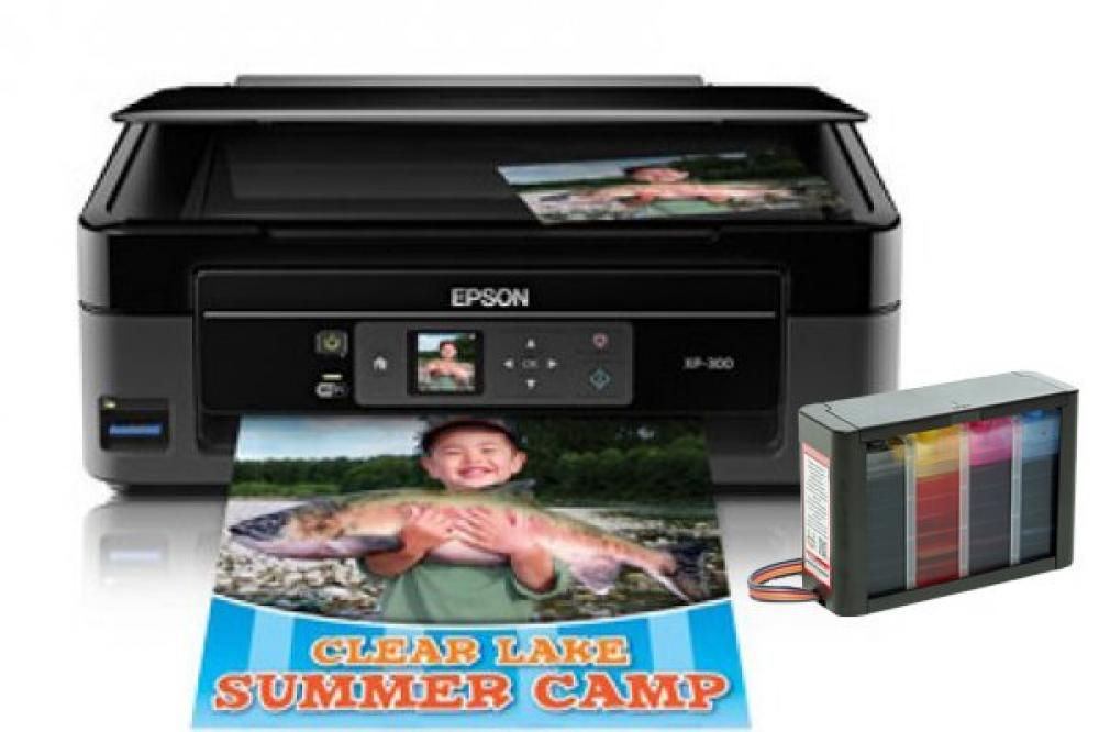 изображение МФУ Epson Expression Home XP-300 Refurbished с СНПЧ Hightech - изображение 1