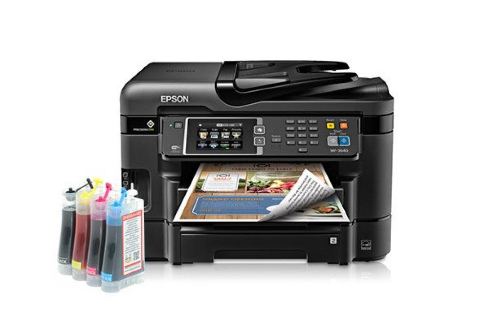 изображение МФУ Epson Workforce WF-3640DTWF с СНПЧ Standart - изображение 1
