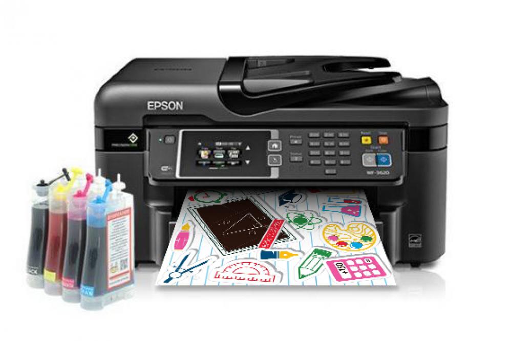 изображение МФУ Epson Workforce WF-3620 с СНПЧ - изображение 1
