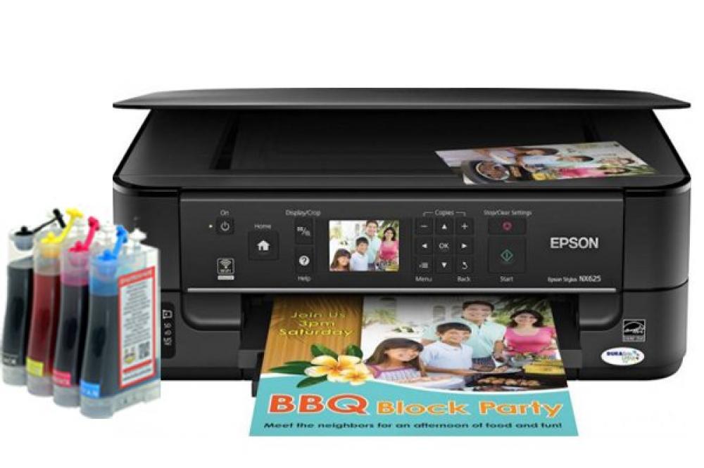 изображение МФУ Epson Stylus NX625 с СНПЧ - изображение 1