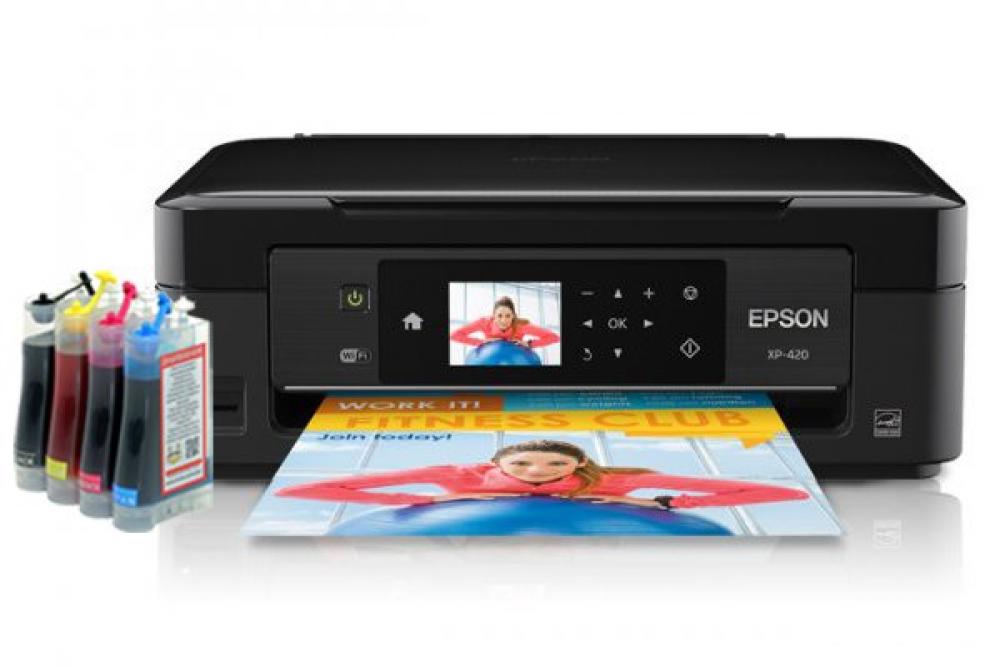 изображение МФУ Epson Expression Home XP-420 с СНПЧ - изображение 1