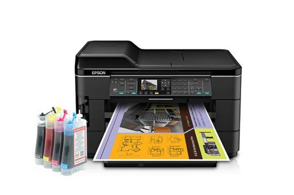 изображение МФУ Epson WorkForce WF-7520 Refurbished с СНПЧ - изображение 1
