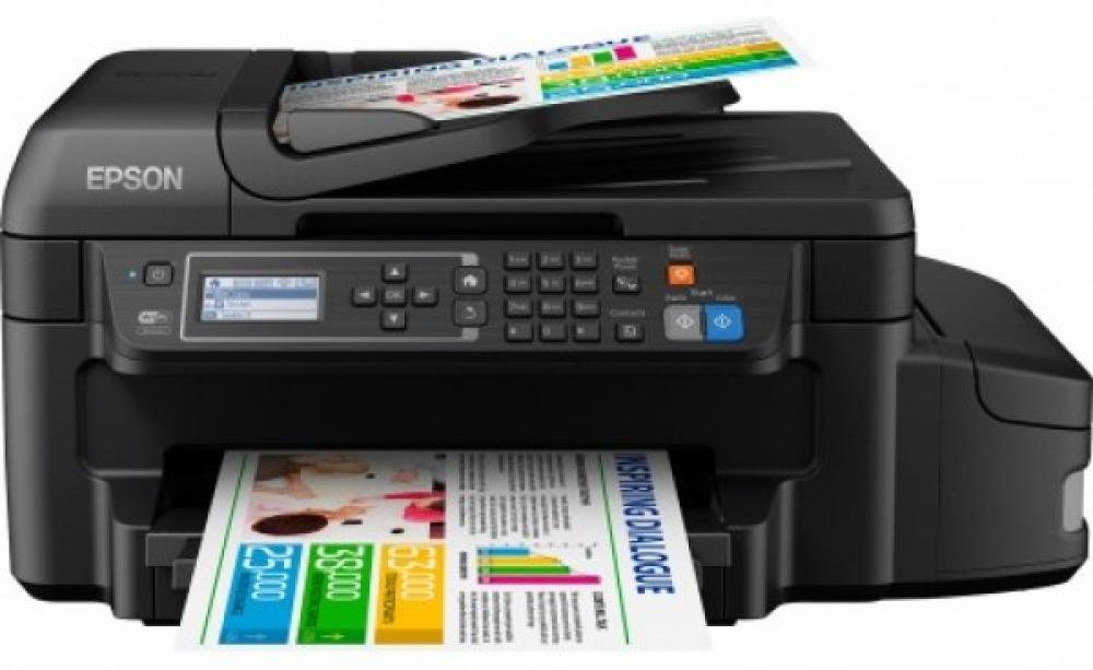 изображение МФУ Epson L655 с  СНПЧ и чернилами Lucky Print - изображение 1