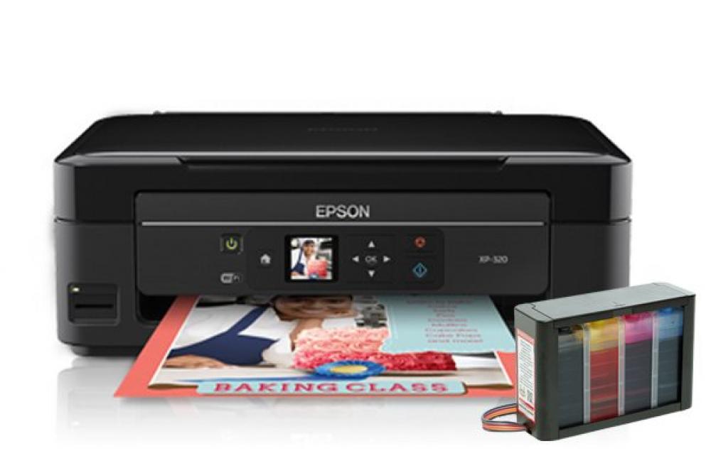 изображение МФУ Epson Expression Home XP-320 с СНПЧ HighTech - изображение 1