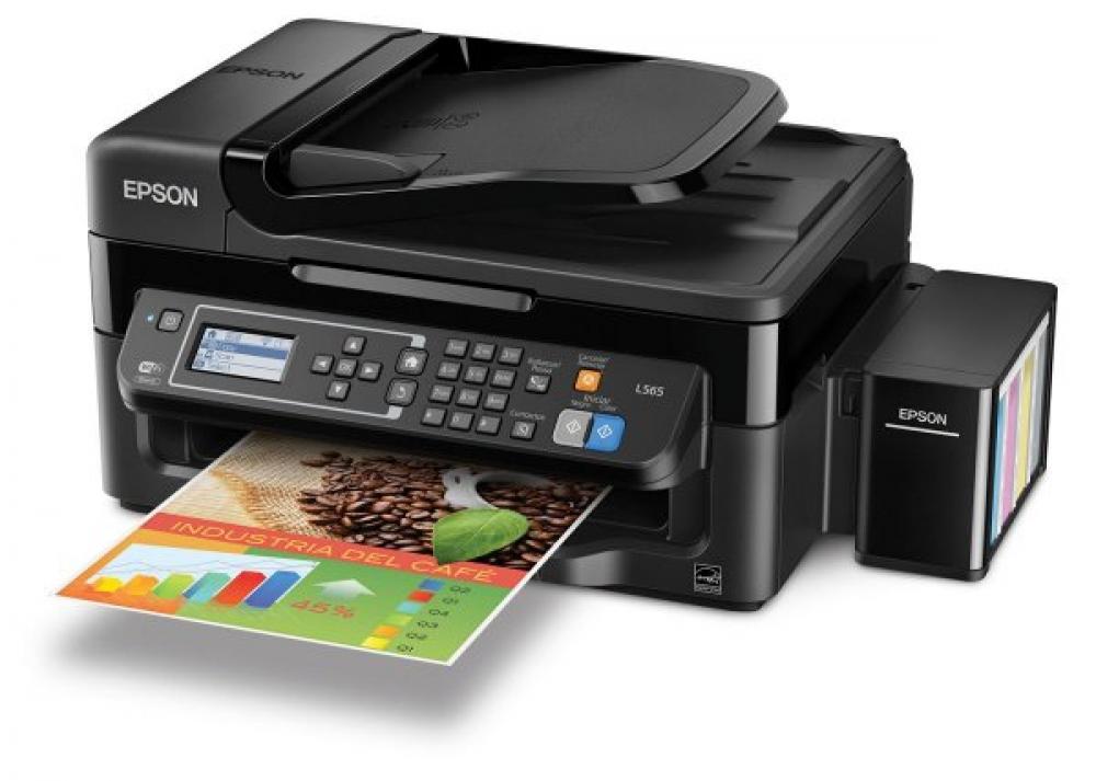 изображение МФУ Epson L565 с  СНПЧ и чернилами Epson - изображение 1