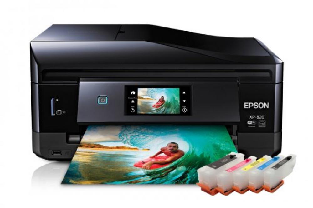 изображение МФУ Epson Expression Premium XP-820 Refurbished с ПЗК - изображение 1