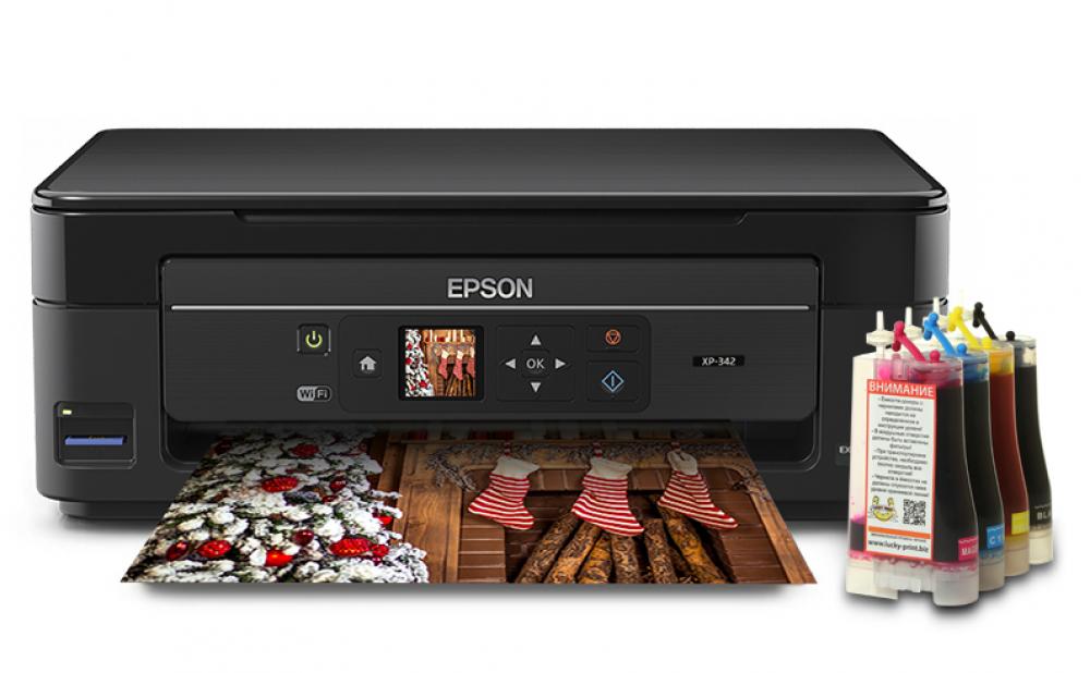 изображение МФУ Epson Expression Home XP-342 с СНПЧ - изображение 1