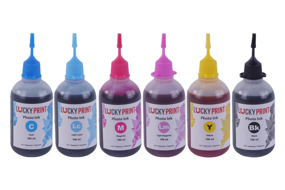 изображение Фото-чорнило для Epson EP-776A Lucky Print (6*100 ml) Преміум класса