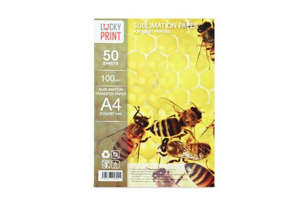 изображение Сублимационная бумага Lucky Print (А4, 50 листов, 100гр.) Transfer paper - изображение 1