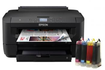 Принтер Epson WorkForce WF-7210DTW с СНПЧ Standart