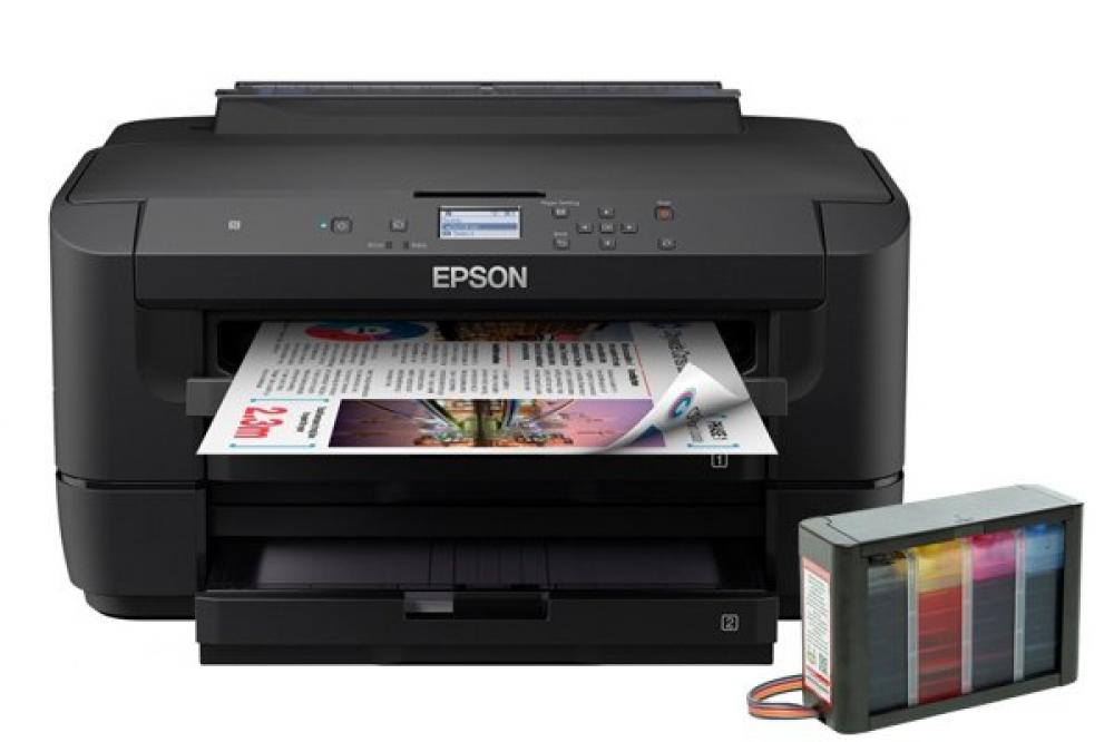 изображение Принтер Epson WorkForce WF-7210DTW с СНПЧ Hightech - изображение 1