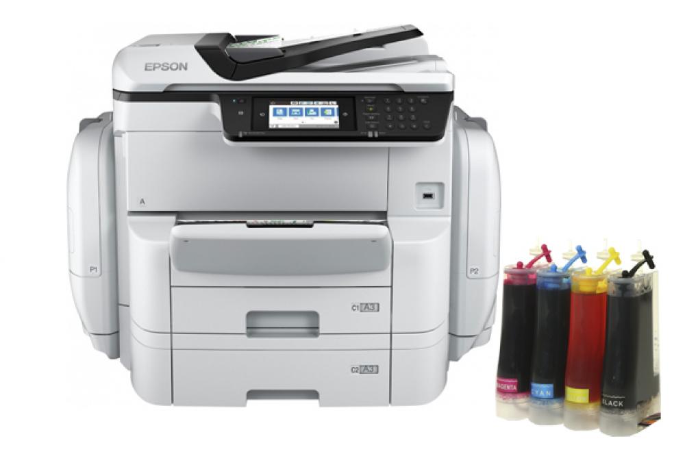 изображение МФУ Epson WorkForce Pro WF-C869RDTWF с СНПЧ - изображение 1