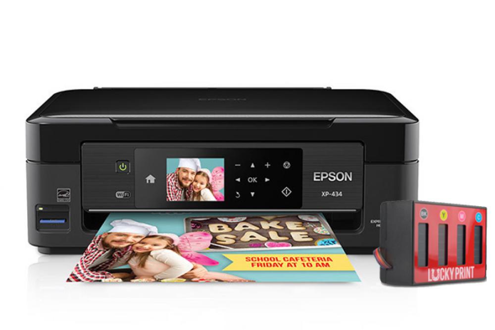 изображение МФУ Epson Expression Home XP-434 с Бесконтактной СНПЧ - изображение 1