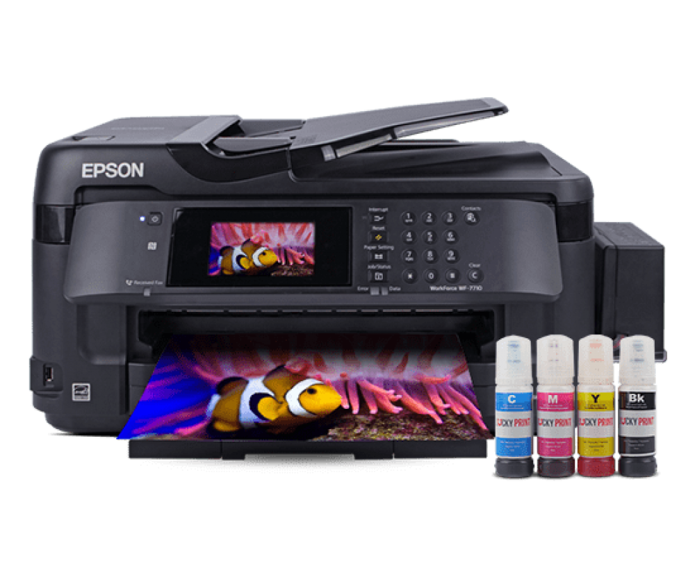 изображение МФУ Epson WorkForce WF-7710DWF с Бесконтактной СНПЧ - изображение 1