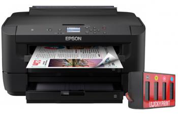 Принтер Epson WorkForce WF-7210DTW с Бесконтактной СНПЧ