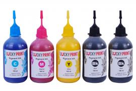 Пигментные чернила для Epson Lucky Print (5*100 ml)
