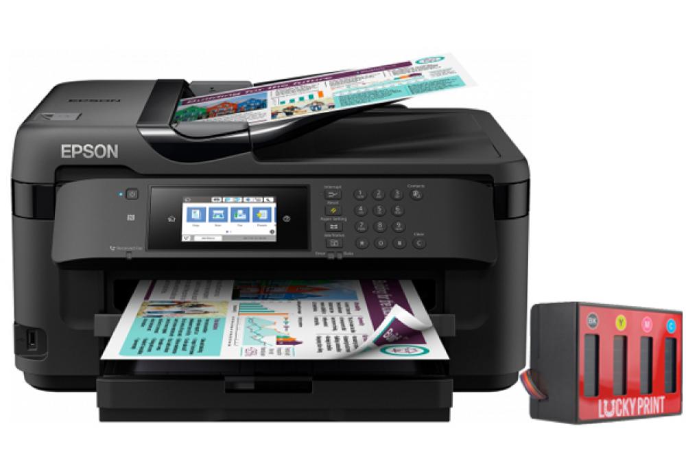 изображение МФУ Epson WorkForce WF-7715DWF с Бесконтактной СНПЧ - изображение 1