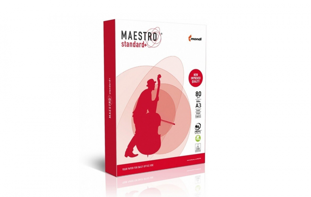 изображение Офисная бумага Maestro Standard+ (А3, 80 г/м2), 500 листов