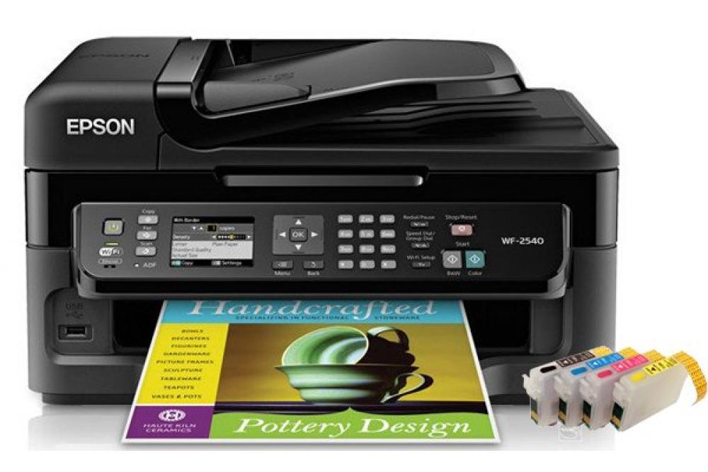 изображение МФУ Epson WorkForce WF-2540WF с ПЗК - изображение 1