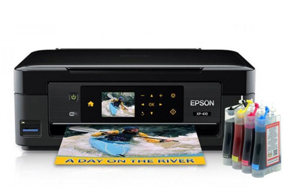 изображение МФУ Epson Expression Home XP-410 с СНПЧ - изображение 1