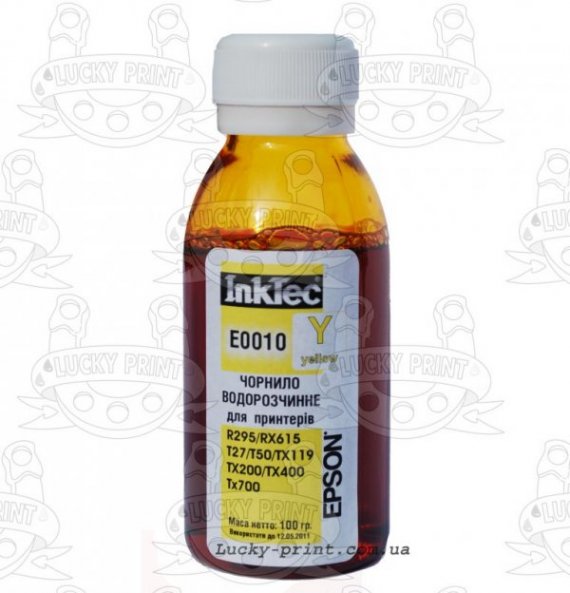 изображение Чорнило IT E0010 InkTec Yellow (100 ml)
