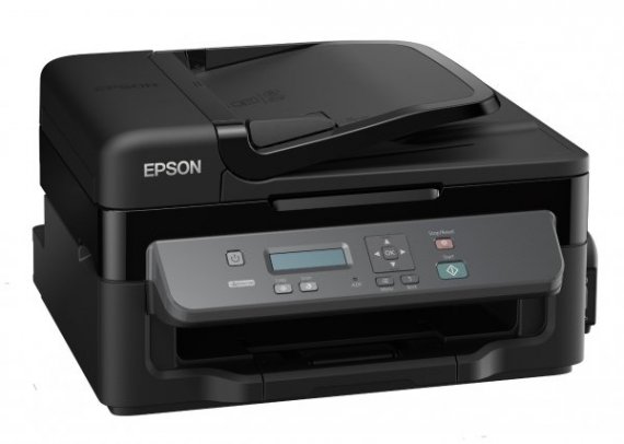 изображение МФУ Epson M200 с СНПЧ и чернилами Lucky Print