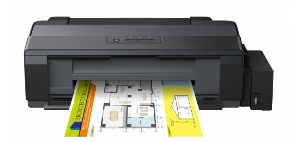Акція на Принтер Epson L1300 с оригинальной СНПЧ  и чернилами Lucky Print від Lucky Print UA