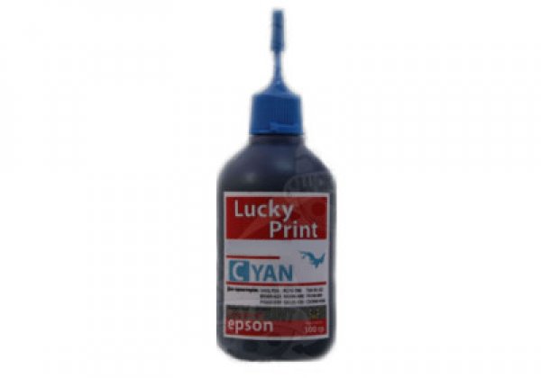 Акція на Ультрахромные чернила Lucky-Print для Epson R800 Cyan (100 ml) від Lucky Print UA