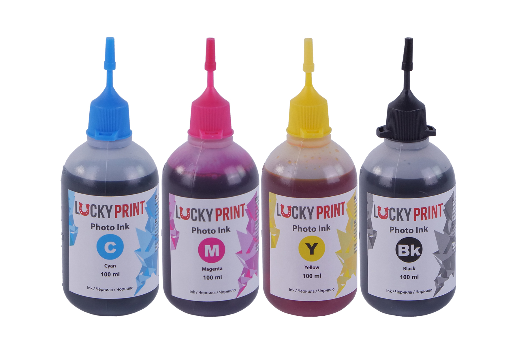 

Фоточернила (водорастворимые) для Epson Stylus Color 640 Lucky Print Комплект (4*100 ml)
