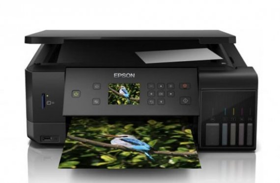 изображение МФУ Epson L7160 с СНПЧ и чернилами Lucky Print