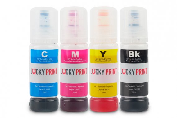 изображение Безконтактні чорнила Lucky Print Photo Premium (4x70 ml)