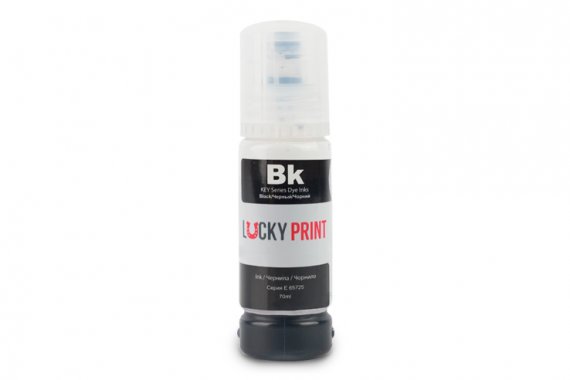 изображение Безконтактні чорнила Lucky Print Photo Premium Black (70 ml)