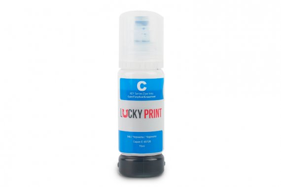 изображение Безконтактні чорнила Lucky Print Photo Premium Cyan (70 ml)