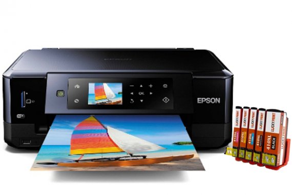 изображение МФУ Epson Expression Premium XP-630 с картриджами Lucky Print