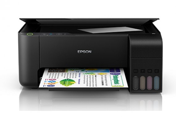 изображение БФП Epson L3110 з СБПЧ і світлостікими чорнилами Lucky Print
